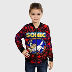 Бомбер детский Sonic, цвет: 3D-черный — фото 2