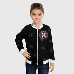 Бомбер детский Umbrella Corp, цвет: 3D-белый — фото 2