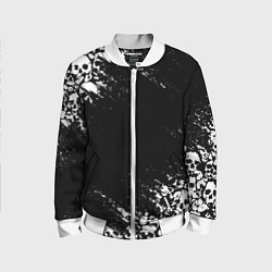 Детский бомбер БЕЛЫЕ ЧЕРЕПА