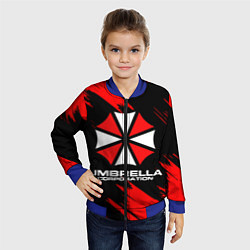 Бомбер детский Umbrella Corporation, цвет: 3D-синий — фото 2