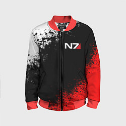 Бомбер детский MASS EFFECT N7, цвет: 3D-красный