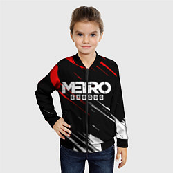 Бомбер детский METRO EXODUS, цвет: 3D-черный — фото 2