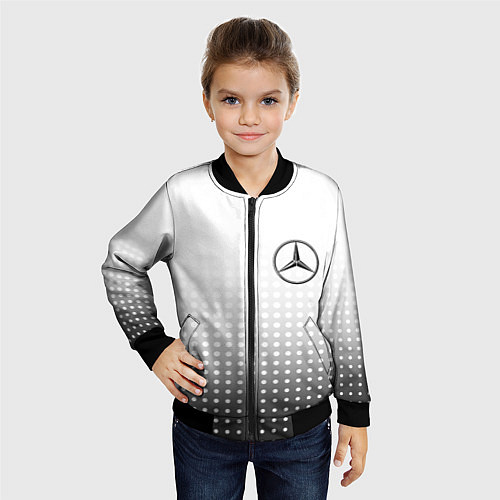 Детский бомбер Mercedes-Benz / 3D-Черный – фото 4