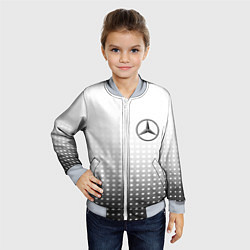 Бомбер детский Mercedes-Benz, цвет: 3D-серый — фото 2