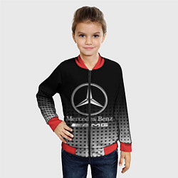 Бомбер детский Mercedes-Benz, цвет: 3D-красный — фото 2