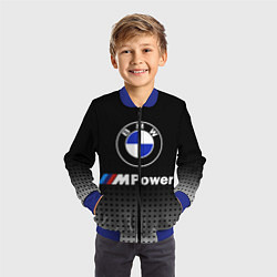 Бомбер детский BMW, цвет: 3D-синий — фото 2