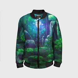Бомбер детский Дорога в храм, цвет: 3D-черный