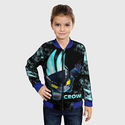 Бомбер детский Brawl Stars CROW, цвет: 3D-синий — фото 2