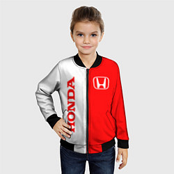 Бомбер детский HONDA, цвет: 3D-черный — фото 2