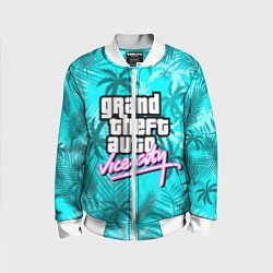 Бомбер детский GTA VICE CITY, цвет: 3D-белый