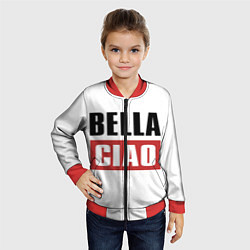 Бомбер детский Bella Ciao, цвет: 3D-красный — фото 2