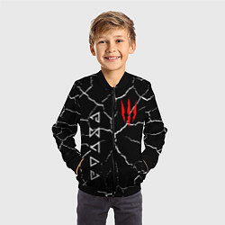 Бомбер детский The Witcher, цвет: 3D-черный — фото 2