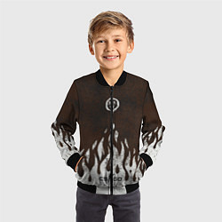 Бомбер детский Cs:go - Оксидное пламя, цвет: 3D-черный — фото 2