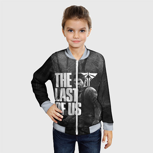 Детский бомбер THE LAST OF US / 3D-Серый – фото 4
