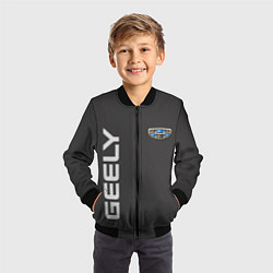 Бомбер детский GEELY, цвет: 3D-черный — фото 2