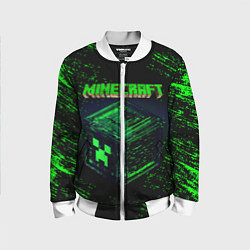 Бомбер детский MINECRAFT, цвет: 3D-белый