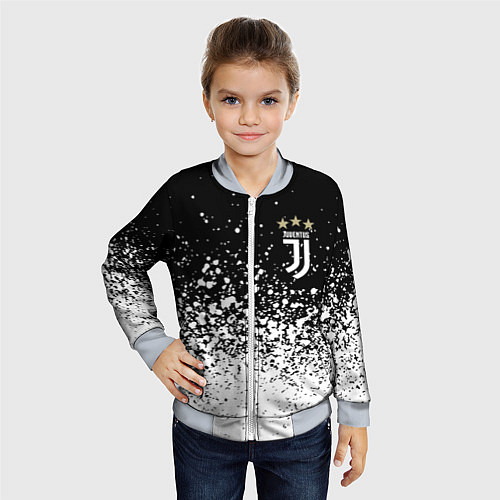 Детский бомбер JUVENTUS / 3D-Серый – фото 4