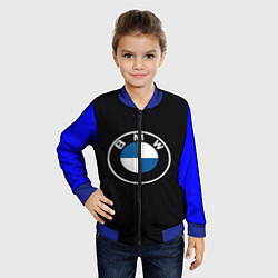 Бомбер детский BMW, цвет: 3D-синий — фото 2