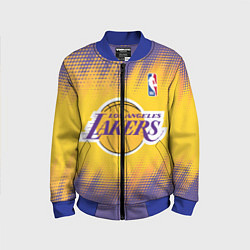 Бомбер детский Los Angeles Lakers, цвет: 3D-синий