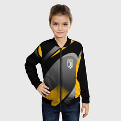 Бомбер детский Juventus Uniform, цвет: 3D-черный — фото 2