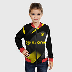 Бомбер детский BORUSSIA DORTMUND, цвет: 3D-красный — фото 2