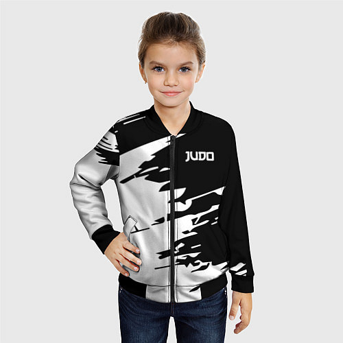 Детский бомбер Judo / 3D-Черный – фото 4