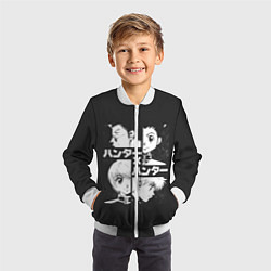 Бомбер детский Hunter x Hunter, цвет: 3D-белый — фото 2