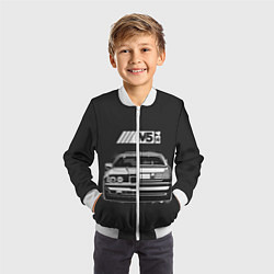 Бомбер детский BMW, цвет: 3D-белый — фото 2