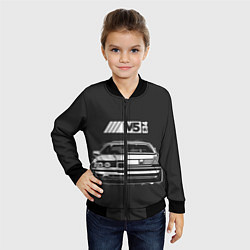 Бомбер детский BMW, цвет: 3D-черный — фото 2