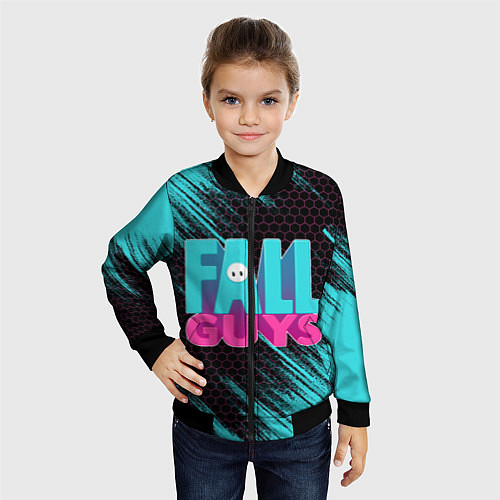 Детский бомбер ФОЛЛ ГАЙС / 3D-Черный – фото 4