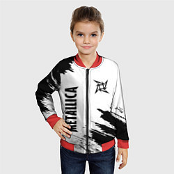 Бомбер детский METALLICA МЕТАЛЛИКА, цвет: 3D-красный — фото 2