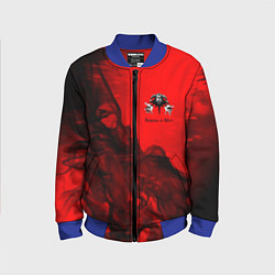 Бомбер детский КОРОЛЬ И ШУТ, цвет: 3D-синий