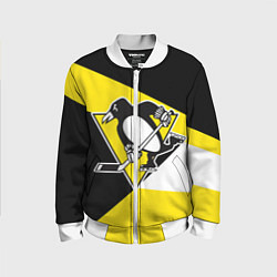 Бомбер детский Pittsburgh Penguins Exclusive, цвет: 3D-белый