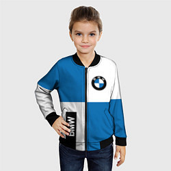 Бомбер детский BMW, цвет: 3D-черный — фото 2
