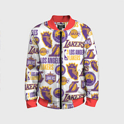 Бомбер детский LAKERS LOGO, цвет: 3D-красный