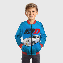 Бомбер детский INITIAL D, цвет: 3D-красный — фото 2