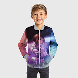 Бомбер детский Урарака, Очако, цвет: 3D-серый — фото 2