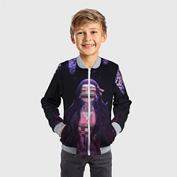 Бомбер детский НЕДЗУКА, цвет: 3D-серый — фото 2