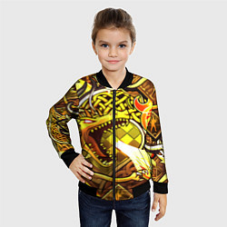 Бомбер детский CS GO DRAGON LORE, цвет: 3D-черный — фото 2
