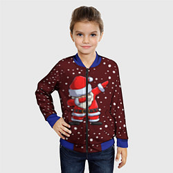 Бомбер детский Dab-Santa, цвет: 3D-синий — фото 2