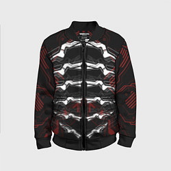 Детский бомбер Цифровой киберскелет