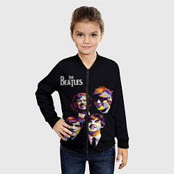Бомбер детский The Beatles, цвет: 3D-черный — фото 2