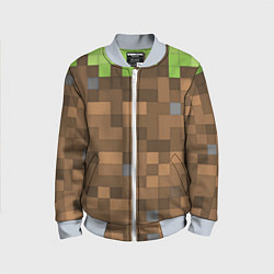 Детский бомбер Minecraft камуфляж
