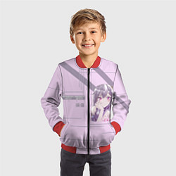 Бомбер детский Genshin Impact, цвет: 3D-красный — фото 2