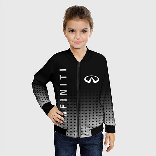 Детский бомбер Infiniti / 3D-Черный – фото 4