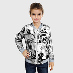 Бомбер детский Бан, цвет: 3D-серый — фото 2