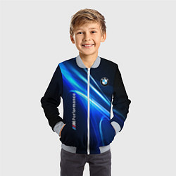 Бомбер детский BMW, цвет: 3D-серый — фото 2