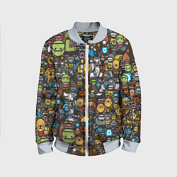 Детский бомбер АНИМЕ СМАЙЛЫ