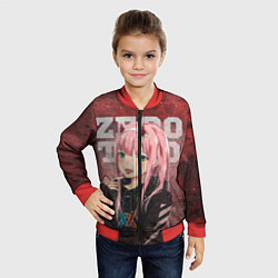 Бомбер детский Zero Two, цвет: 3D-красный — фото 2