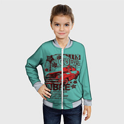 Бомбер детский CUBA CAR, цвет: 3D-серый — фото 2